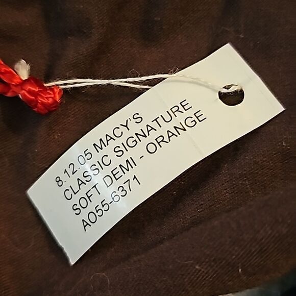 2000s RARE Coach Baguette Hampton Soft Demi Bag-Orange, Signature, NWT - Picture 9 of 11